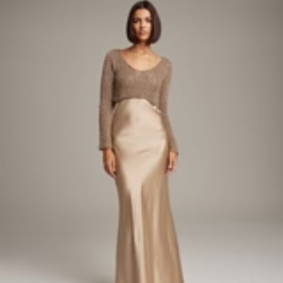 VOZ Flammé Loose Knit Cropped Sweater - Picture 1 of 6